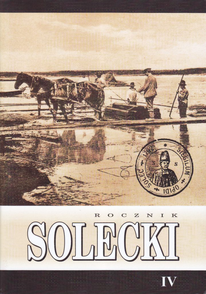 Okładka wydawnictwa, "Rocznik Solecki IV"