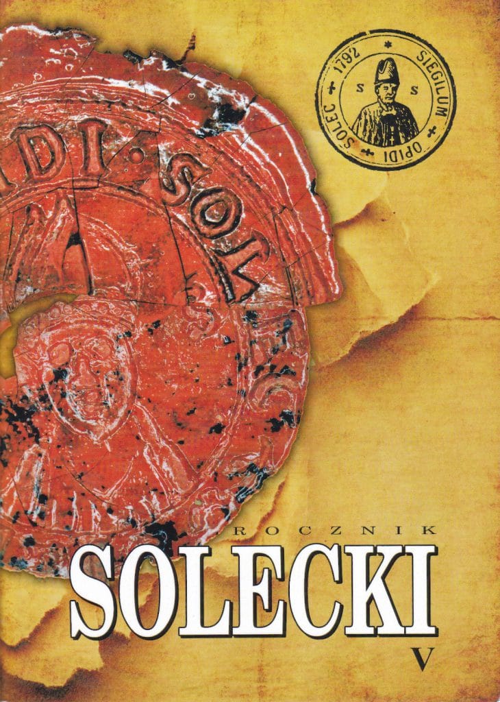 Okładka wydawnictwa, "Rocznik Solecki V"